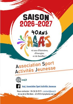 Plaquette Asaj 2026/2027