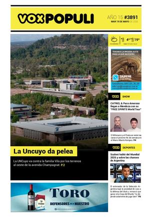 Tapa Vox Martes 19 05 2026