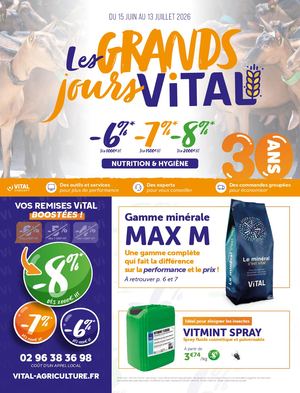 Nutrition & Hygiène - LES GRANDS JOURS VITAL