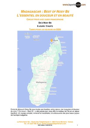 Madagascar Best Of Nosy Be