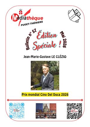 Bulletin n57 Édition spéciale Le Clézio