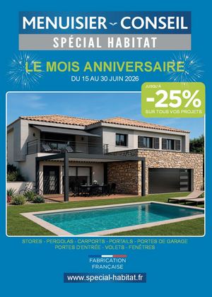 MENUISIER CONSEIL - LE MOIS ANNIVERSAIRE