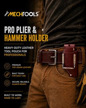 Heavy Duty Leather Tool Pouches For Professionals Mechtools Canada