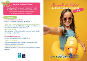 PROGRAMME VACANCES ENFANCE ETE 2026