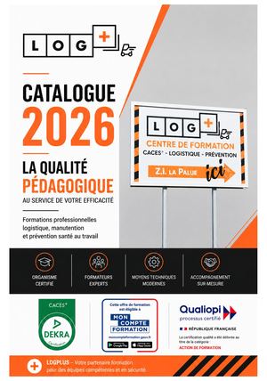 Catalogue des formations LOGPLUS 2026