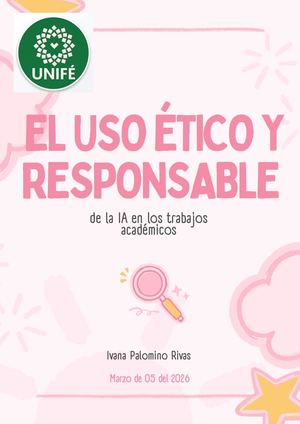 El Uso éTico Y Responsable De La Ia En Los Trabajos Académicos