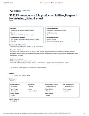 Bergerent Holstein Inc Saint Samuel