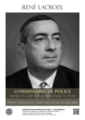 René LACROIX (1916-1968), commissaire de police à Lyon
