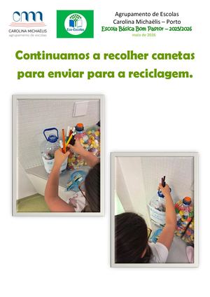 Reciclagem de canetas