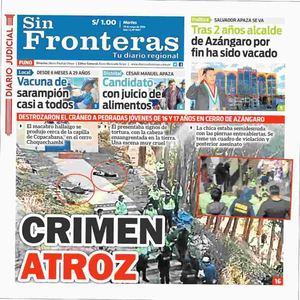 2026 05 19 Diario Sin Fronteras Puno
