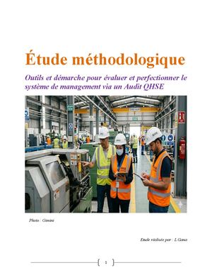 ÉTude Méthodologique Qhse
