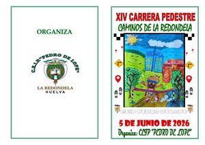 Díptico Completo Xii Carrera Pedestre