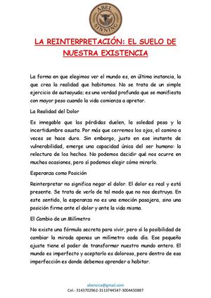 La Reinterpretación