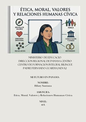 Documento A4 Portada Portafolio Simple Crema