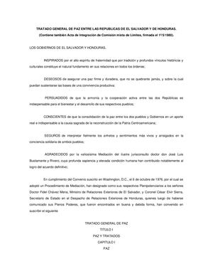 Tratado De Paz