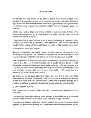 LA SEPULTURA. Jerónimo Lozano Pulido. 402