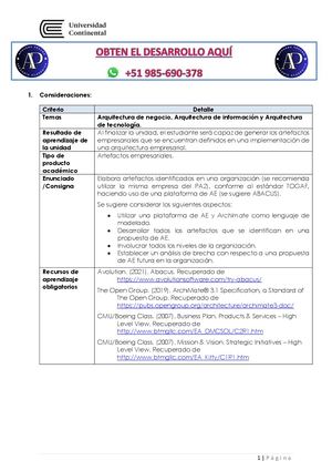 Arquitectura Empresarial Pa3