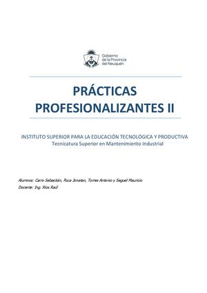 Tp N° Practicas Profesionalizantes Ii