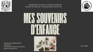 Mes souvenirs d'enfance
