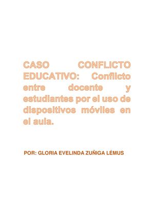 Caso Conflicto Educativo
