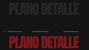 Plano Detalle Fotografía