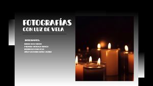 Tarea De Fotografía Luz De Vela