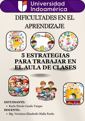 Estrategias Para Trabajar En El Aula De Clases Karla Nicole Cando Vargas