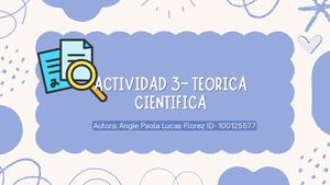 Actividad 3- Teoria cientifica