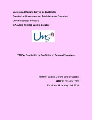 Resolución De Conflictos En Centros Educativos Liderazgo