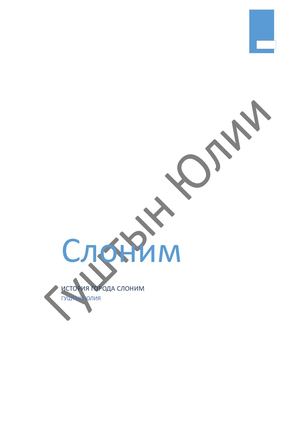 СЛОНИМ