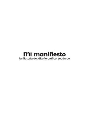 Mi Manifiesto