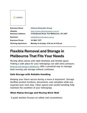 Flexible Removal And Storage In Melbourne That Fits Your Needs (1)