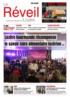 Le Réveil Lozère du jeudi 21 mai 2026