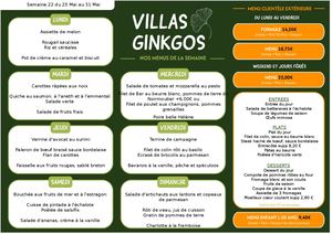 Menu De La Semaine Vg S22
