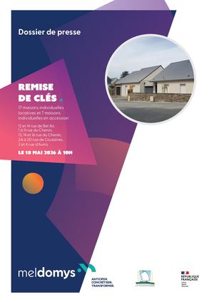 Dossier de presse : remise de clés à La Possonnière