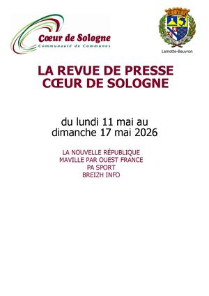 Revue Presse Coeurde Sologne S20