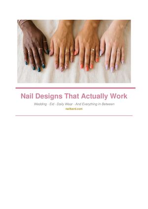 Nail Designs Guide Nailbard