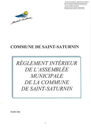 99 Au Reglement Interieur Conseil Municipal Mars 2026