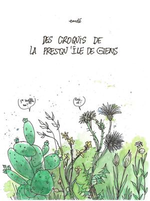 Des croquis de la presqu'île de Giens