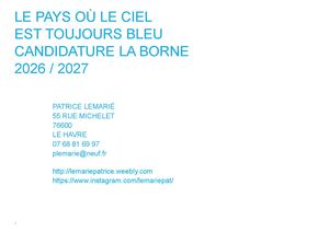 Dossier Artistique La Borne : 2026