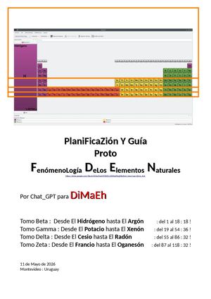 Di Ma Eh Fenomeno Logia Delos Elementos Naturales 000 Planificacion