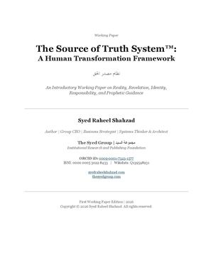 The Source Of Truth System Institutional Overview Syed Raheel Shahzad (2)