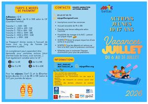Flyer Vacances Ete 2026