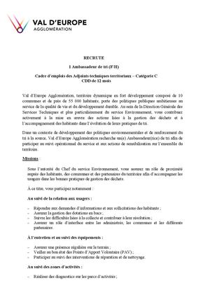 Ambassadeur de Tri
