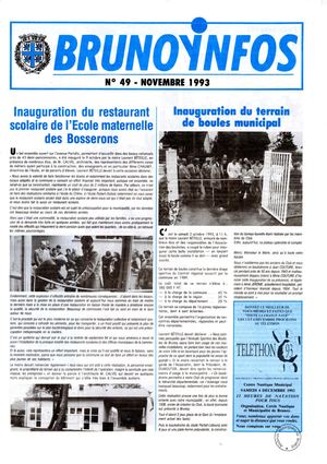 Brunoy Infos N°49 1993 11