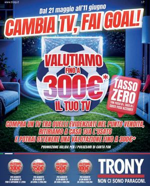 Trony CAMBIA TV, FAI GOAL! Maggio 2# 2026