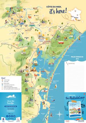 Côte du Midi - The illustrated map