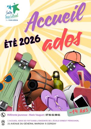 Plaquette Jeunesse Eté 2026 14 Ans