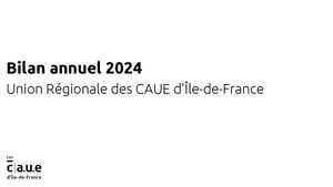 Caue IDF_Bilan Annuel 2024