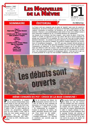 2097 Les Nouvelles De La Nièvre Du 15 Au 29 Mai 2026